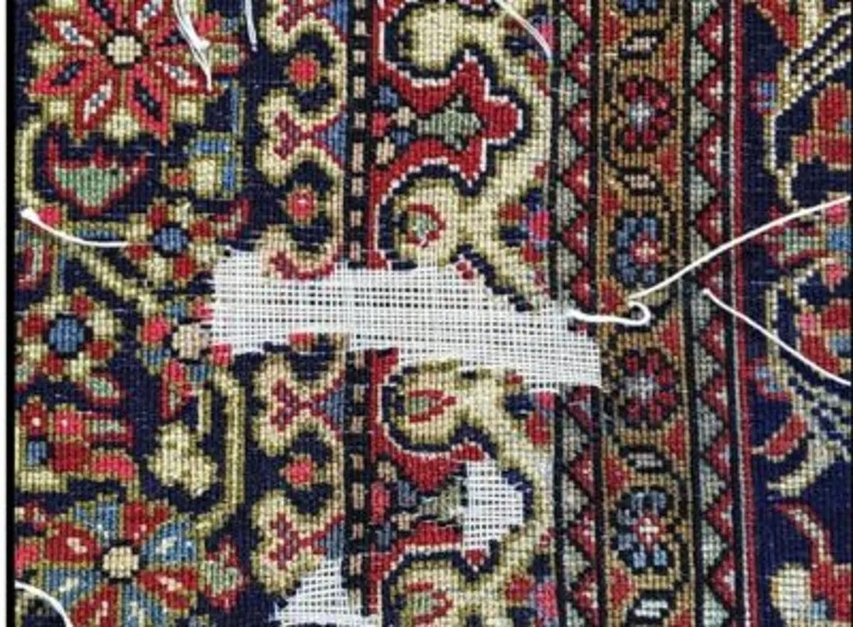Grand tapis pris en charge par l'atelier